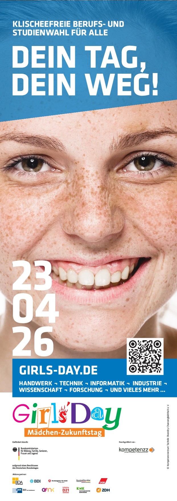 Werbeplakat für die Veranstaltung Girls'Day 2026