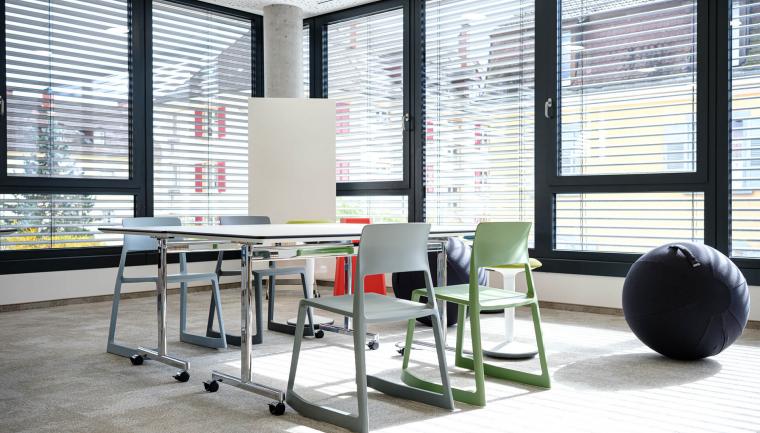 Flexibility and creativity in focus – this is where workshops and agile meetings take place.